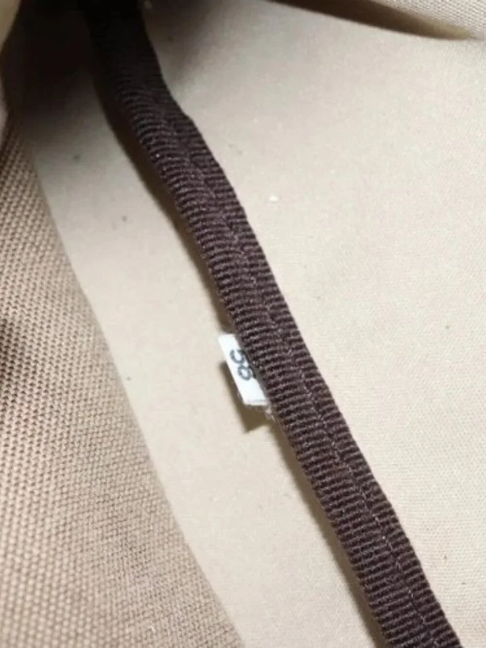 PRADA Shoulder Bag Canvas Beige Auth hk2410 - Picture 11 of 16